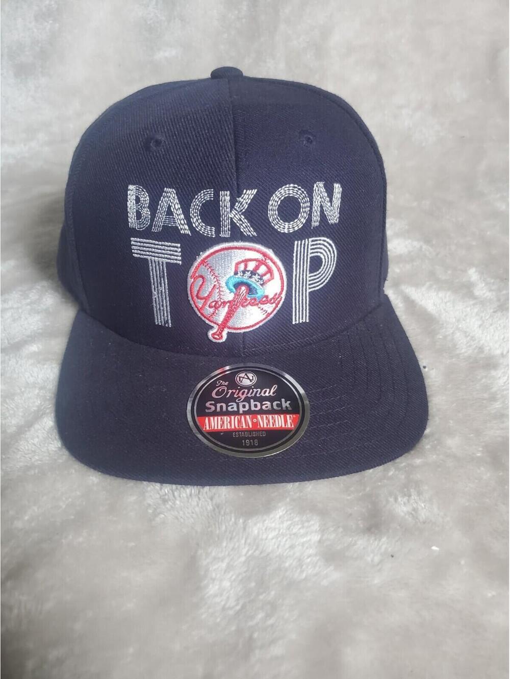 NY Yankees Cooperstown Hat Snapback Back on Top Wool Blend